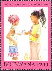 Stamp, World Post Day, Botswana,  , Philately