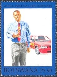 Stamp, World Post Day, Botswana,  , Philately