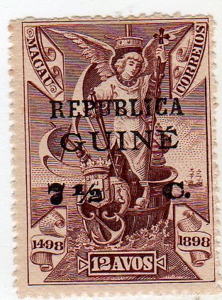 Archangel Raphael - Patron of the fleet - on Macao stamp