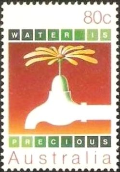 Stamp, Tap & Flower, Australia,  