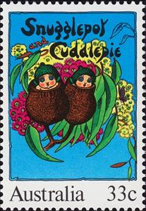 Stamp, Snugglepot & Cuddlepie, Australia,  