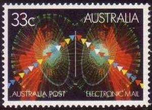 Stamp, Rod antenna, electromagnetic field, Australia,  