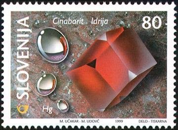 Cinnabarit from Idrija