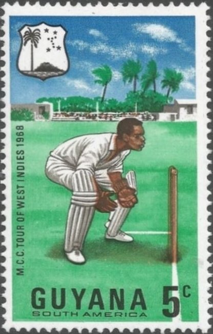 Wicketkeeper and emblem