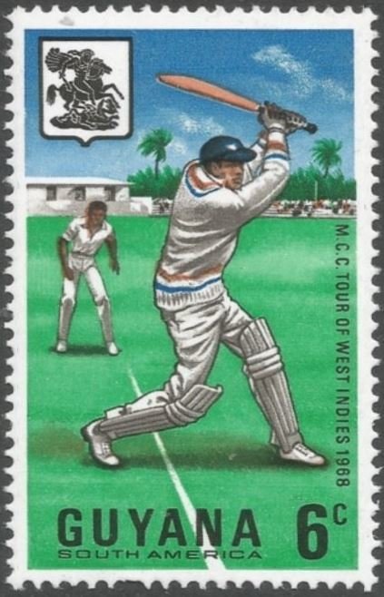 Batsman and emblem