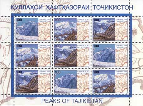 Mountains over 7000 Meters