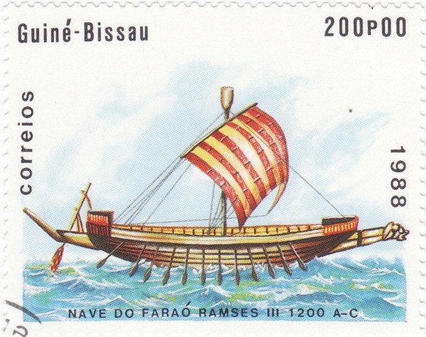 Ship of Pharaoh Ramses III.