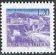 Stamp, Bridge on River Drina in Srbinje, Bosnia and Herzegovina, Serbian Administration,  , Bridges
