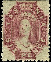 Stamp, Tasmania, Australian States,  