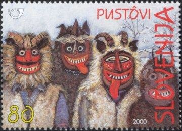 Folklore - Masks - "Pustôvi from Drežnica"