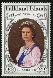 Stamp, Anniversary of British Administration, Falkland Islands,  