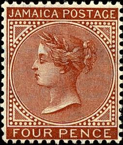 Stamp, Issues of 1905-11, Jamaica,  