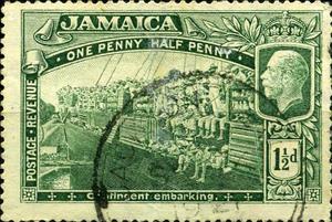 Stamp, S.S. Verdala, Jamaica,  