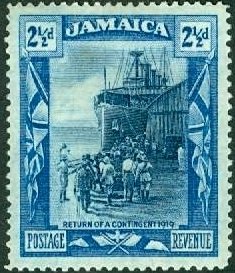 Stamp, Return of Overseas Contingent, Jamaica,  