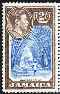 Stamp, Bamboo Walk, Jamaica,  