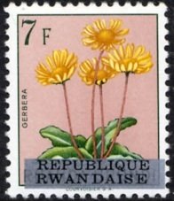 RW-U 180 (Ruanda-Urundi) overprint "REPUBLIQUE RWANDAISE"