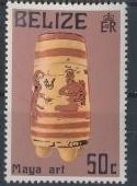 Jar with Mayan figures