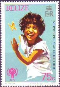 Stamp, Child of Belize, Belize,  