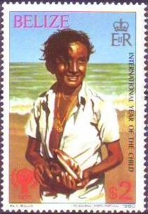 Stamp, Child of Belize, Belize,  