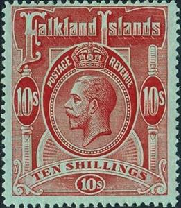 Stamp, King George V. , Falkland Islands,  