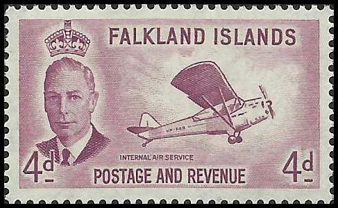 Stamp, Local Scenes, Falkland Islands,  , Aircrafts