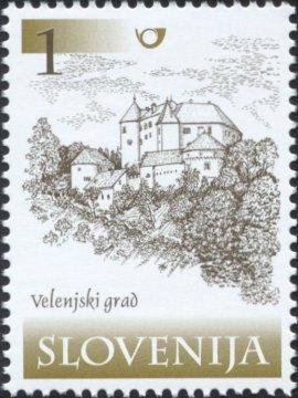 Stamp, Castles and Manors in Slovenia - Velenje Castle, Slovenia,  , Castles