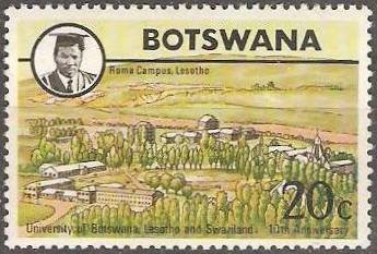 Stamp, Roma Campus, Botswana,  
