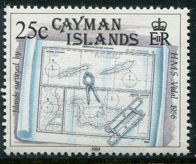 Map on Board HMS Vidal