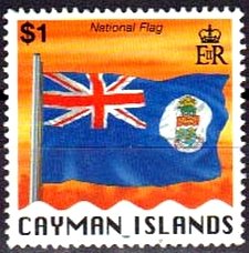 Stamp, National flag, Cayman Islands,  , Flags