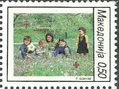 Children in Flower Meadow