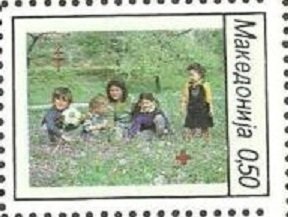 Children in Flower Meadow
