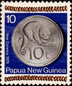 Stamp, Cuscus on 10t, Papua New Guinea,  