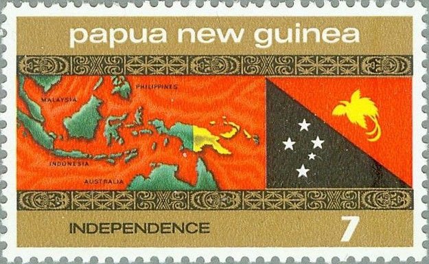 Independence- Regional map and national flag