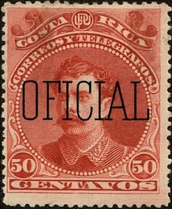 Stamp, Ramón Bernardo Soto Alfaro (1854-1931), Costa Rica,  