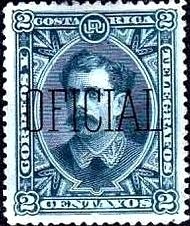 Stamp, Ramón Bernardo Soto Alfaro (1854-1931), Costa Rica,  