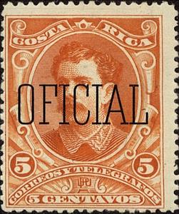 Stamp, Ramón Bernardo Soto Alfaro (1854-1931), Costa Rica,  