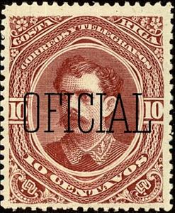 Stamp, Ramón Bernardo Soto Alfaro (1854-1931), Costa Rica,  