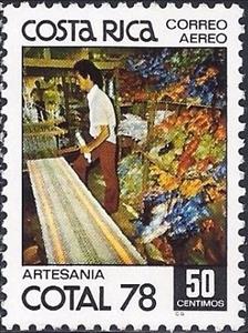 Stamp, Weaver, Costa Rica,  