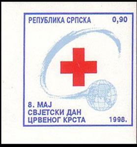 Stamp, International Day of Red Cross, Bosnia and Herzegovina, Serbian Administration,  