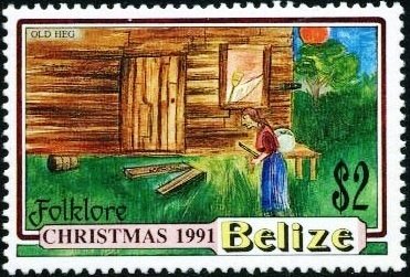 Stamp, Old Heg, Belize,  