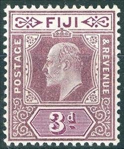 Stamp, King Edward VII (1841-1910), Fiji,  