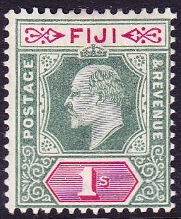 Stamp, King Edward VII (1841-1910), Fiji,  