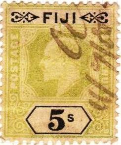 Stamp, King Edward VII (1841-1910), Fiji,  