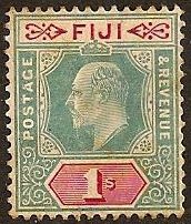 Stamp, King Edward VII (1841-1910), Fiji,  , Kings