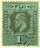 Stamp, King Edward VII (1841-1910), Fiji,  