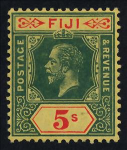 Stamp, Issues of 1912-1923, Fiji,  