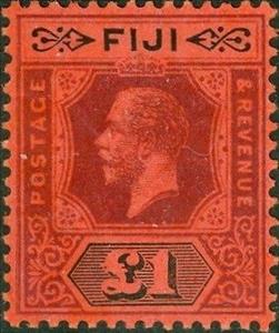 Stamp, Issues of 1912-1923, Fiji,  