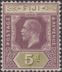 Stamp, Issues of 1922-1927, Fiji,  