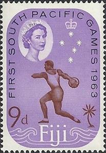 Stamp, Throwing Discus, Fiji,  