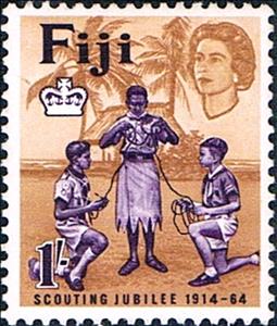 Stamp, Fiji Boy Scouts, Fiji,  